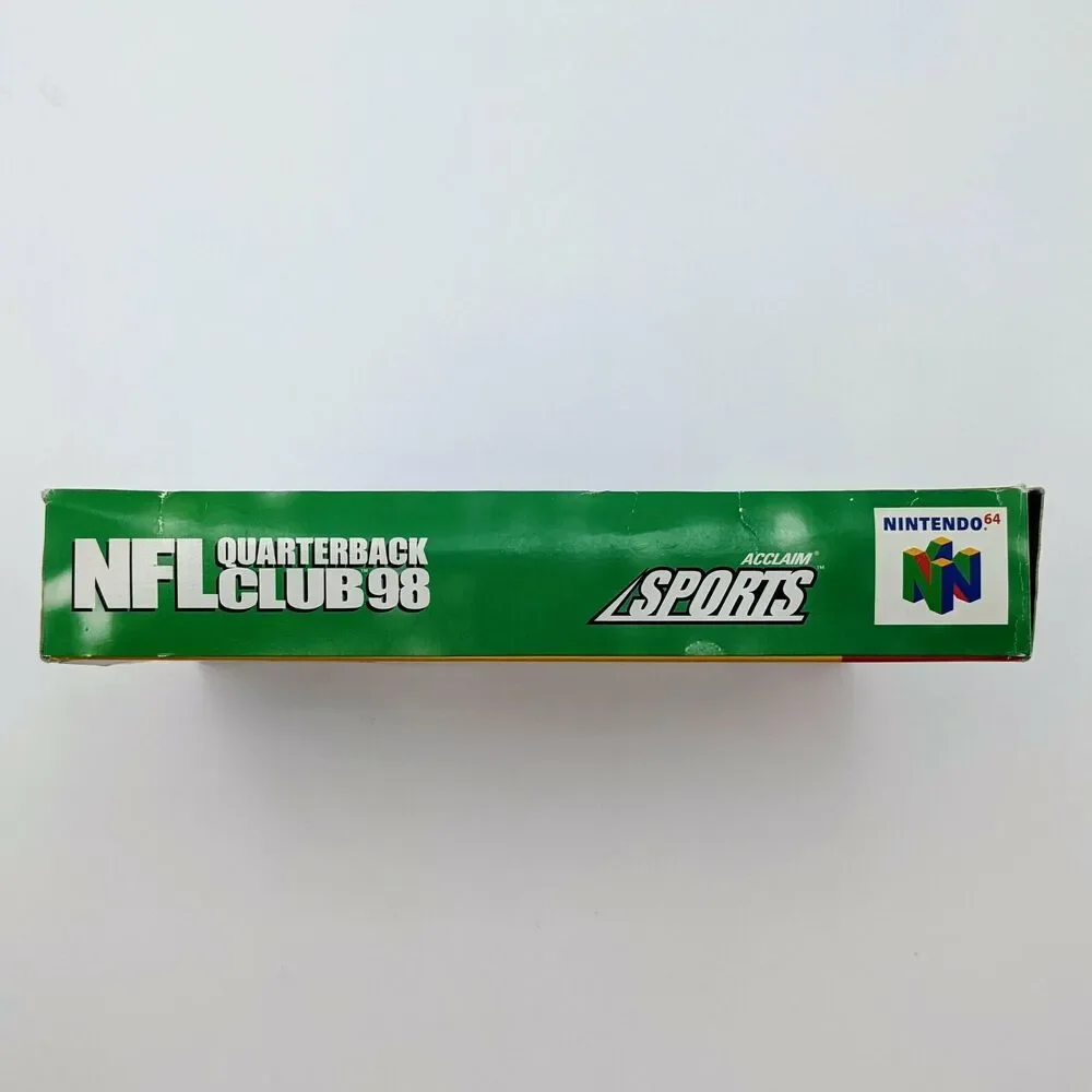 NFL Quarterback Club 98 (N64) - Loose with Box (Acclaim, 1997) Nintendo 64